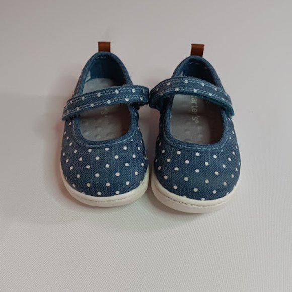 Carter's Baby Shoes with Velcro Straps, Size 3 - Picture 2 of 4